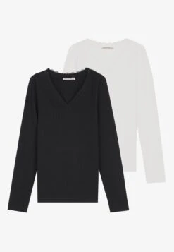 Anna Field 2 PackMaglietta A Manica LungaBlack / White Donna T-shirt E Top AN621D18K-Q11 -Abbigliamento Femminile 02a53c11486d4bd290dd77055b1b20c5