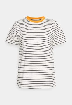 Anna Field T-Shirt Con StampaBlack/Off-White/Orange Donna T-shirt E Top AN621D19F-Q11 14 Anna Field T-Shirt Con StampaBlack/Off-White/Orange Donna T-shirt E Top AN621D19F-Q11 -Abbigliamento Femminile 0515829eb36142bba6ee89c7f0764495