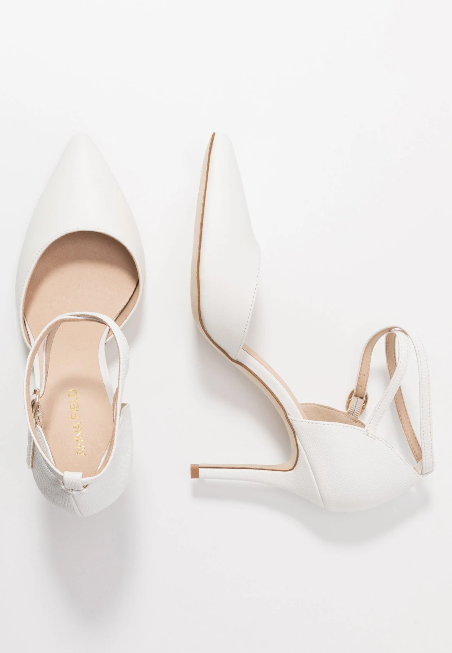 Anna Field Leather Pumps - Decolleté - White 6 Anna Field Leather Pumps - Decolleté - White - immagine 4