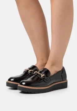 Scarpe Senza LacciBlack Donna Scarpe Piatte ANJ11E00N-Q12