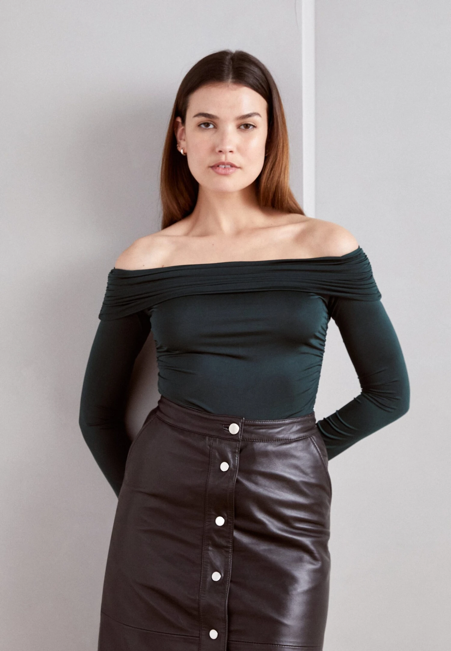 Anna Field Maglietta A Manica LungaDark Green Donna T-shirt E Top AN621D1AD-M11 3 Anna Field Maglietta A Manica LungaDark Green Donna T-shirt E Top AN621D1AD-M11