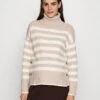 MaglioneBeige/Off-White Donna Maglieria EX429I01C-B11 -Abbigliamento Femminile 1d98e05209c14a3d9aadf6eb50d45556