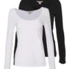 Anna Field 2 PackMaglietta A Manica LungaBlack/White Donna T-shirt E Top AN621D0PG-Q12 1 Anna Field 2 PackMaglietta A Manica LungaBlack/White Donna T-shirt E Top AN621D0PG-Q12 -Abbigliamento Femminile 21e9652f2985435da297ef3f4e9c3b4a