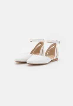 Anna Field Leather - Ballerine Con Cinturino - White -Abbigliamento Femminile 264399f56b9e4431a18354a8521dc17d