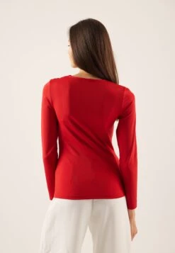 Anna Field Maglietta A Manica LungaRed Donna T-shirt E Top AN621D1A5-G11 -Abbigliamento Femminile 29d1a971cde94db3b6f14b42ba36b93b