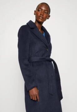 Cappotto ClassicoDark Blue Donna Cappotti ANH21U009-K11 -Abbigliamento Femminile 30ccc19c08a748429c66c70a87347ac4