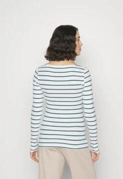 2 PackMaglietta A Manica LungaWhite/Dark Green Donna T-shirt E Top EX429G02P-A12 -Abbigliamento Femminile 33ac090b55804fdcaf7580d1e83dbca6