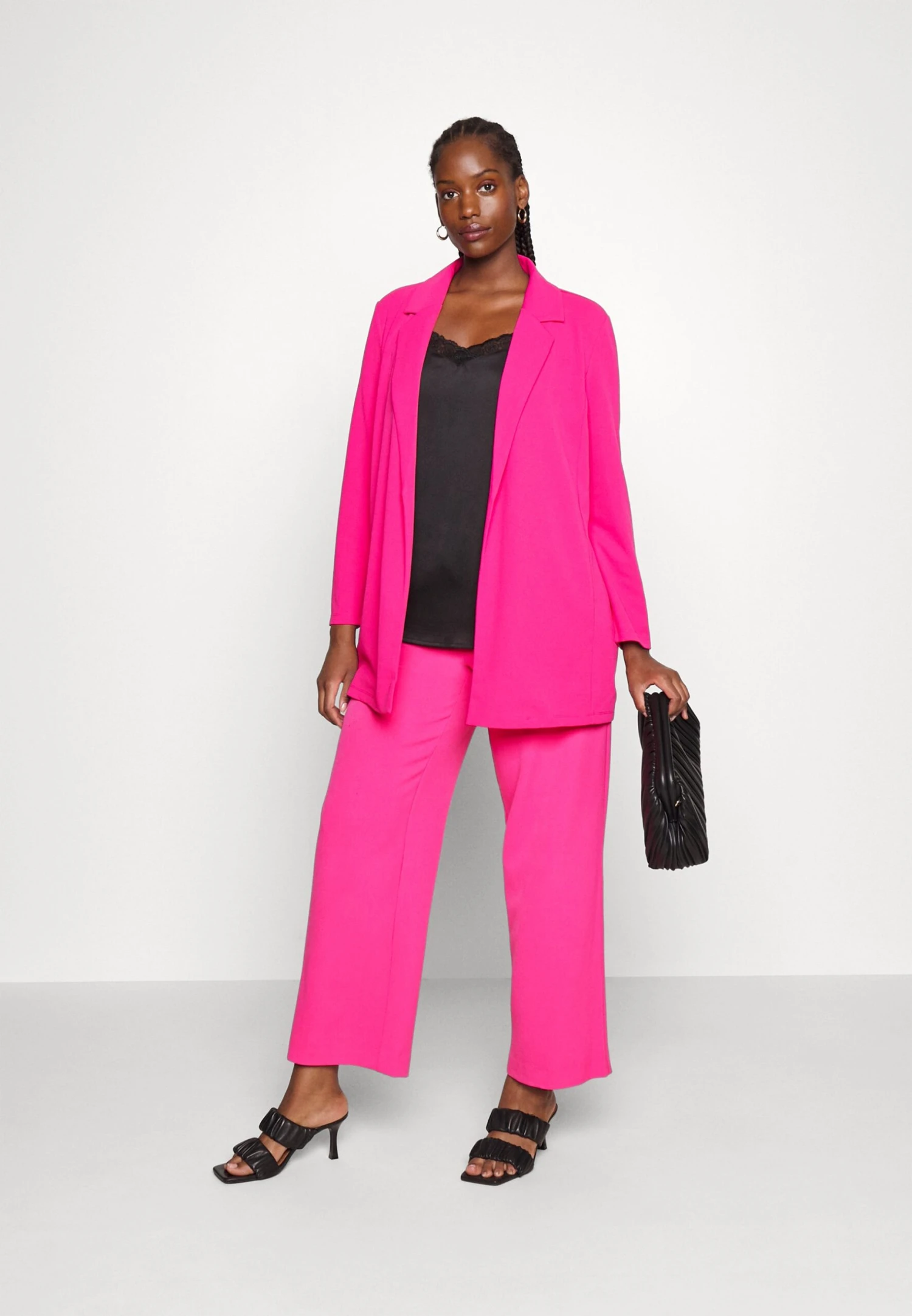 Cappotto CortoPink Donna Giacche E Blazer AX821U00T-J11 4 Cappotto CortoPink Donna Giacche E Blazer AX821U00T-J11 - immagine 2