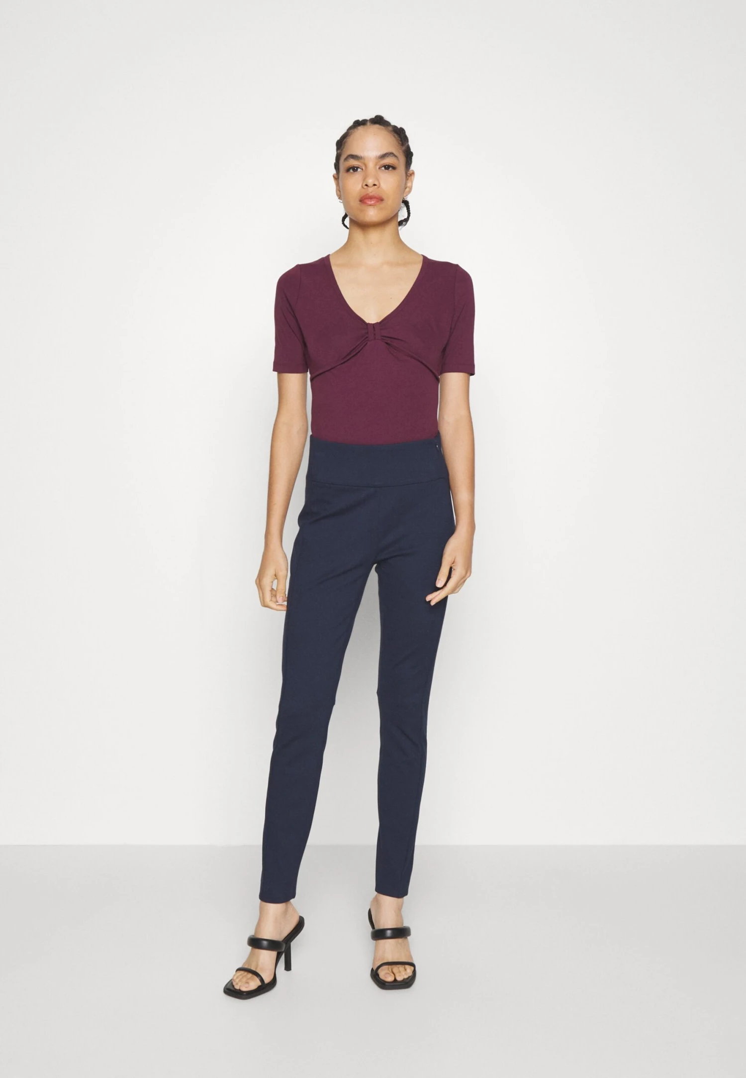 Anna Field T-Shirt BasicDark Red Donna T-shirt E Top AN621D17V-G11 7 Anna Field T-Shirt BasicDark Red Donna T-shirt E Top AN621D17V-G11 - immagine 5