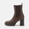 Anna Field Leather - Stivaletti Con Tacco - Brown