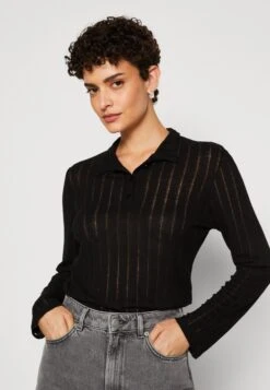 Anna Field PoloBlack Donna T-shirt E Top AN621D195-Q11 -Abbigliamento Femminile 5a2b3497493a4536bdda5910fdff11e1