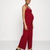 Strappy Drappy Cintered Tuta JumpsuitDark Red Donna Tute Jumpsuit EX429D008-G11 -Abbigliamento Femminile 6bcd44d2bb234200894a709280f2e86b