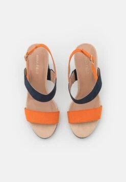 Anna Field Sandali Con Tacco - Dark Blue -Abbigliamento Femminile 6ce307770ab649bf8b4d57304507c78b