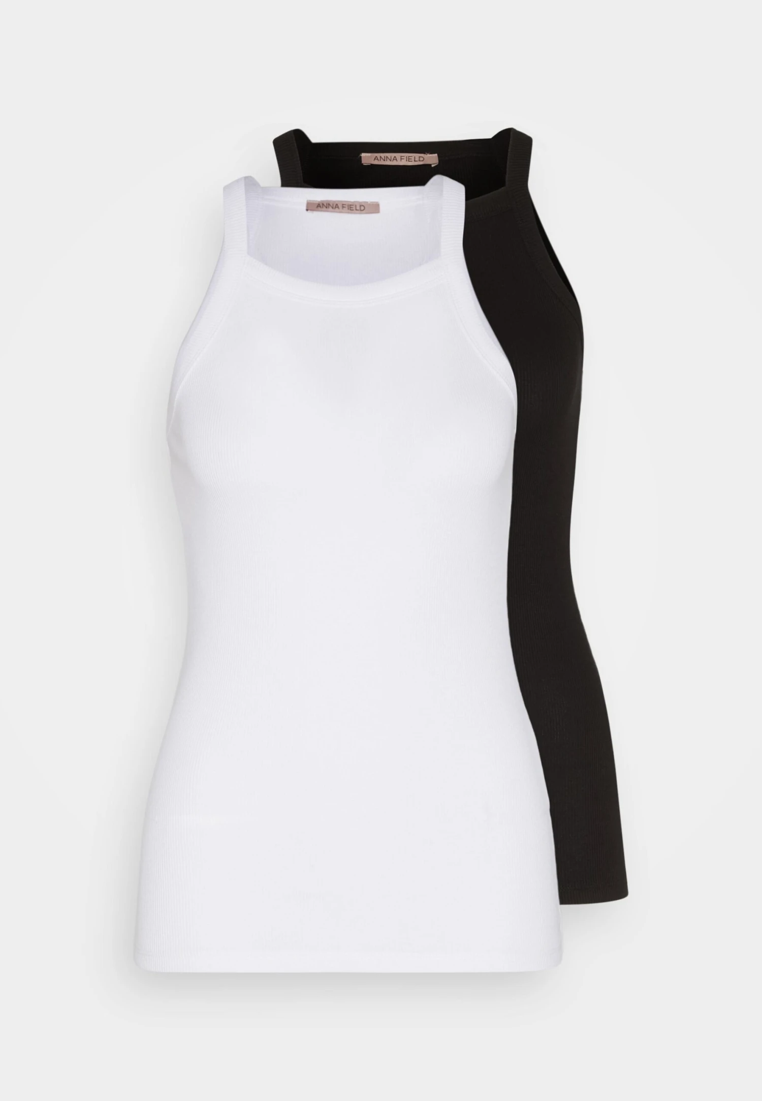 Anna Field 2 PackTopBlack/White Donna T-shirt E Top AN621D13P-Q13 8 Anna Field 2 PackTopBlack/White Donna T-shirt E Top AN621D13P-Q13 - immagine 6