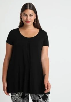 T-Shirt BasicBlack/Black Donna T-shirt E Top ZX121D00N-Q11