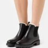Anna Field Winter Booties Leather - Stivaletti - Black -Abbigliamento Femminile 8d19bfb2e3cf42c4bb92514aaf4e110d