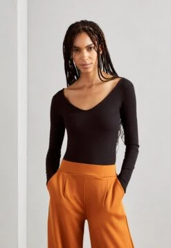 Anna Field Maglietta A Manica LungaBlack Donna T-shirt E Top AN621D18V-Q11