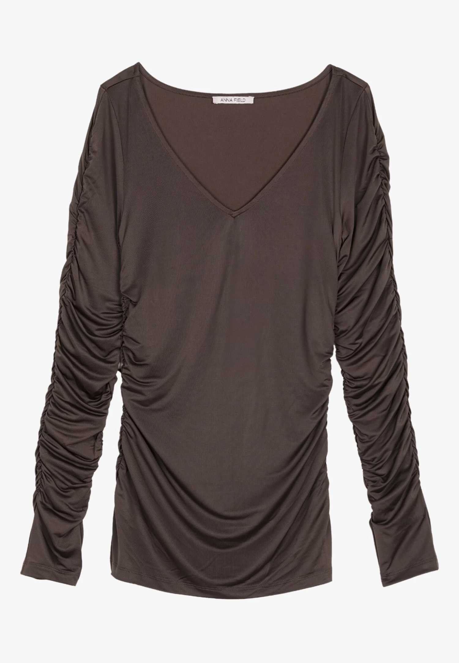 Anna Field Maglietta A Manica LungaDark Brown Donna T-shirt E Top AN621D18B-O11 6 Anna Field Maglietta A Manica LungaDark Brown Donna T-shirt E Top AN621D18B-O11 - immagine 4