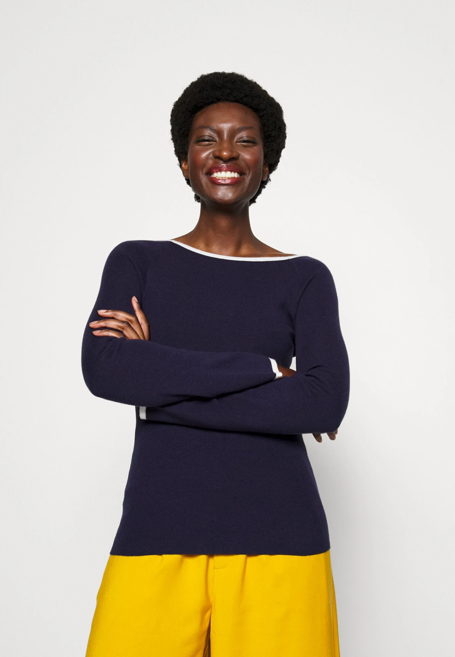 Anna Field MaglioneDark Blue/Off-White Donna Maglieria AN621I0IQ-K11 3 Anna Field MaglioneDark Blue/Off-White Donna Maglieria AN621I0IQ-K11