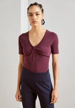 Anna Field T-Shirt BasicDark Red Donna T-shirt E Top AN621D17V-G11