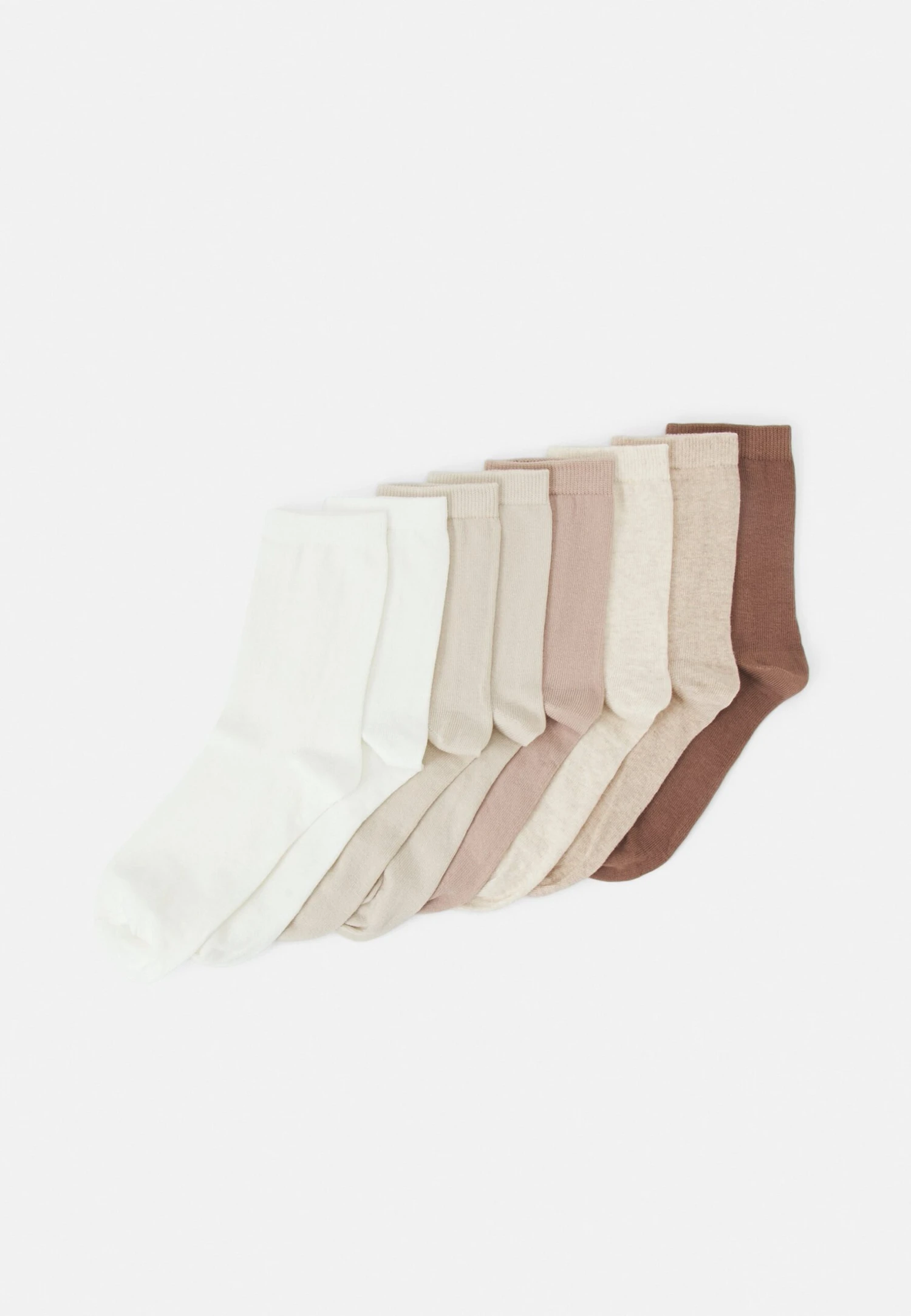 Anna Field 8 Pack - Calze - White/Sand/Camel 3 Anna Field 8 Pack - Calze - White/Sand/Camel