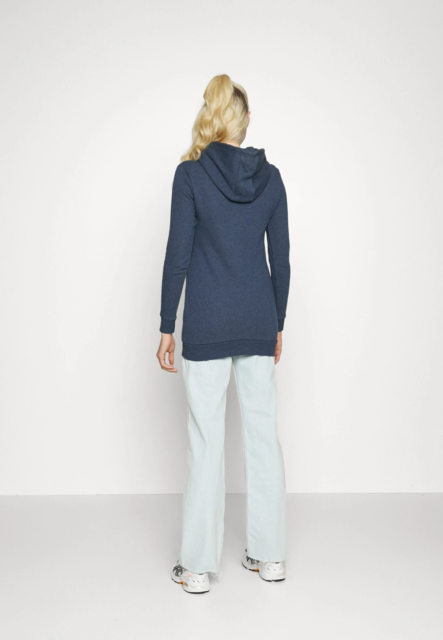 Felpa Con CappuccioMottled Dark Blue Donna Felpe ANH21J004-K12 5 Felpa Con CappuccioMottled Dark Blue Donna Felpe ANH21J004-K12 - immagine 3