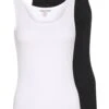 Anna Field 2 PackTopBlack/White Donna T-shirt E Top AN621D0QV-Q12