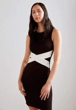 Anna Field TubinoBlack/White Donna Vestiti AN621C1ZU-Q11